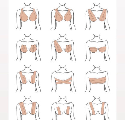 Bandes rehaussement poitrine