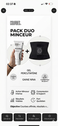 PACK DUO NINA & GEL PERCUTAFEINE 5%