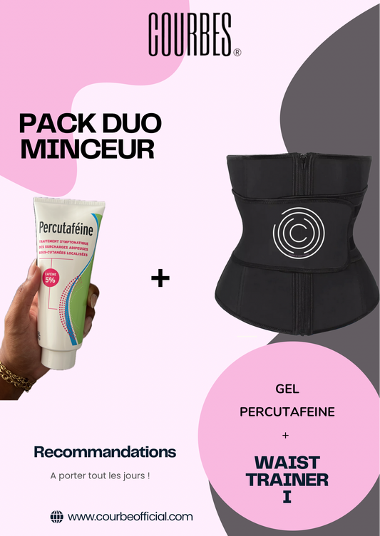 PACK DUO WAISTRAINER & GEL PERCUTAFEINE 5%